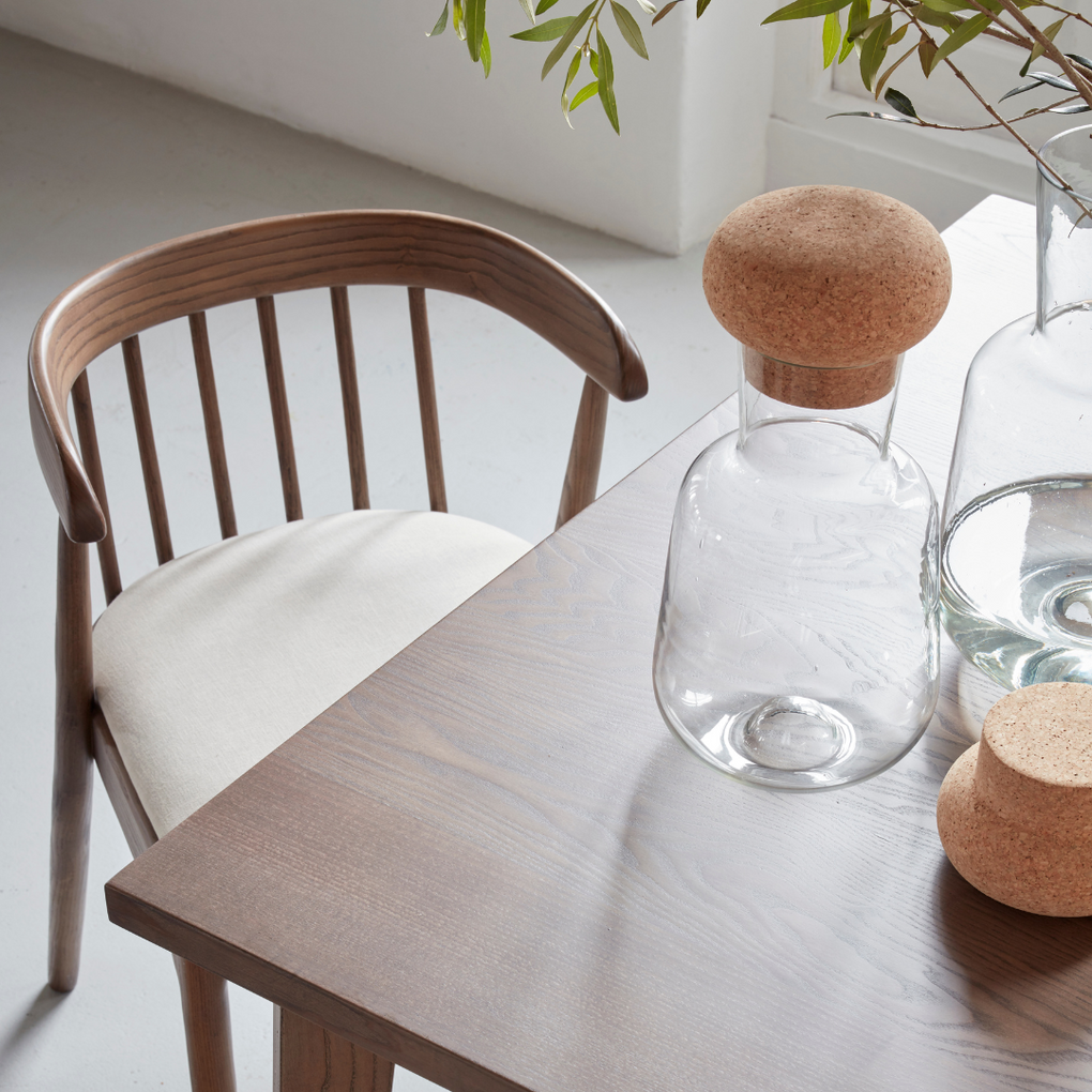 Dining Furniture, dining chairs, Woodbender, Custom Furniture, dining table, dining room, close up view