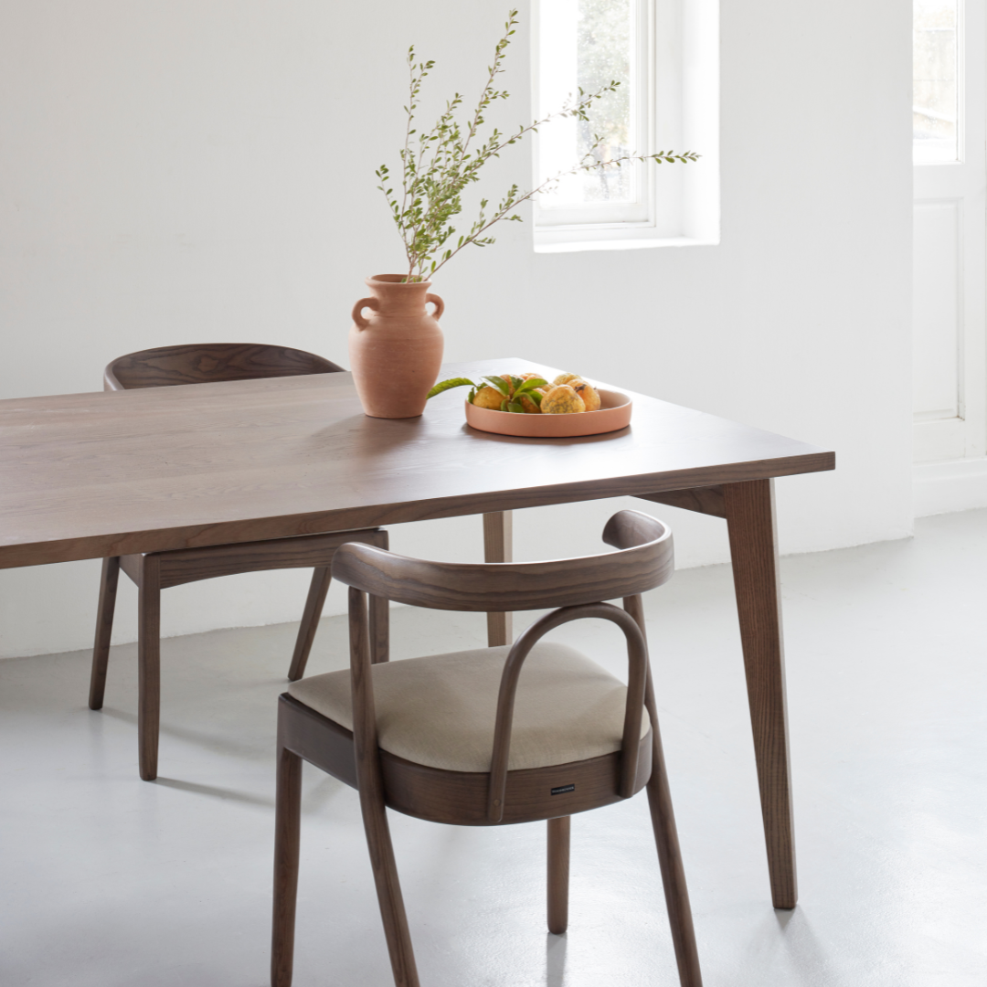 Dining Furniture, dining chairs, Woodbender, Custom Furniture, dining table, dining room, back view